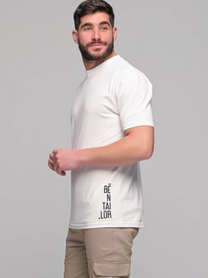 T-shirt Ben Vertical Ben Tailor - White