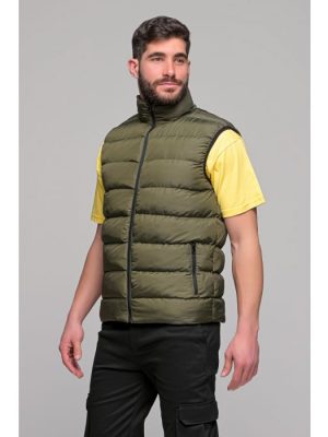 Salty Ben Tailor sleeveless jacket in khaki